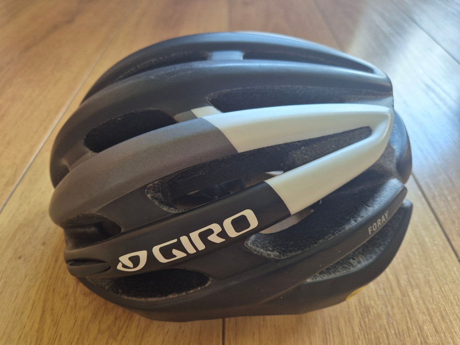 Giro Foray MIPS Race Fietshelm Mat Zw/Wit Maat M (55-59 cm), Ophalen of Verzenden, Zo goed als nieuw, Heer of Dame, M