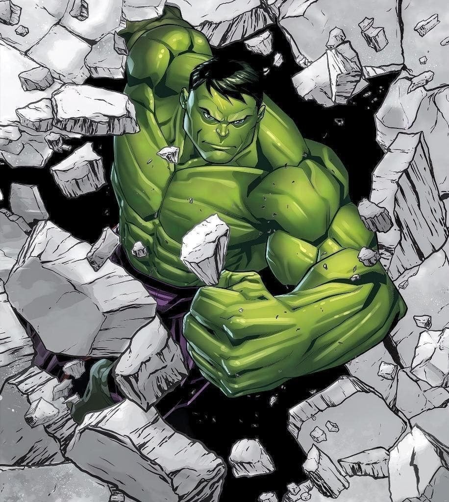 The Avengers Vlies Behang Hulk - 250x280 - Gratis Verzending, Verzenden, Vliesbehang, 5 tot 10 m², Komar