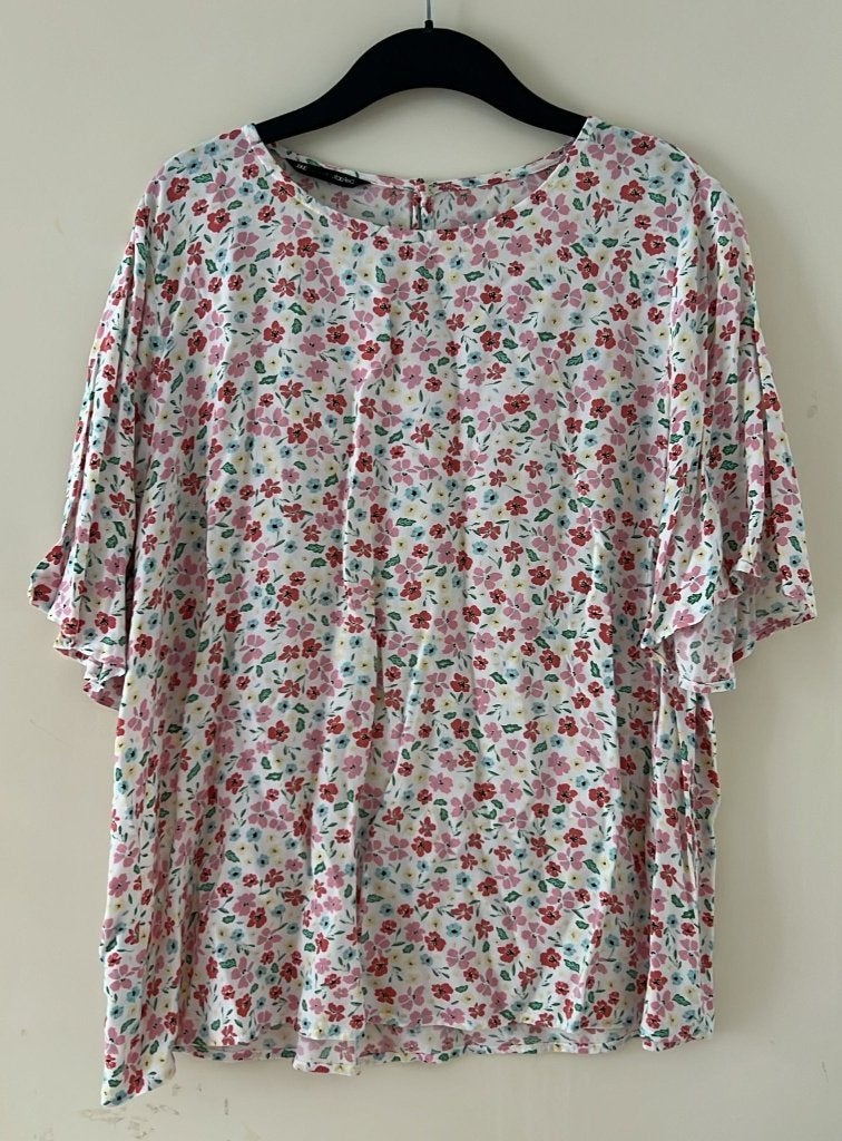 Defacto top maat xxxl, Verzenden, Wit, Maat 46/48 (XL) of groter, Korte mouw