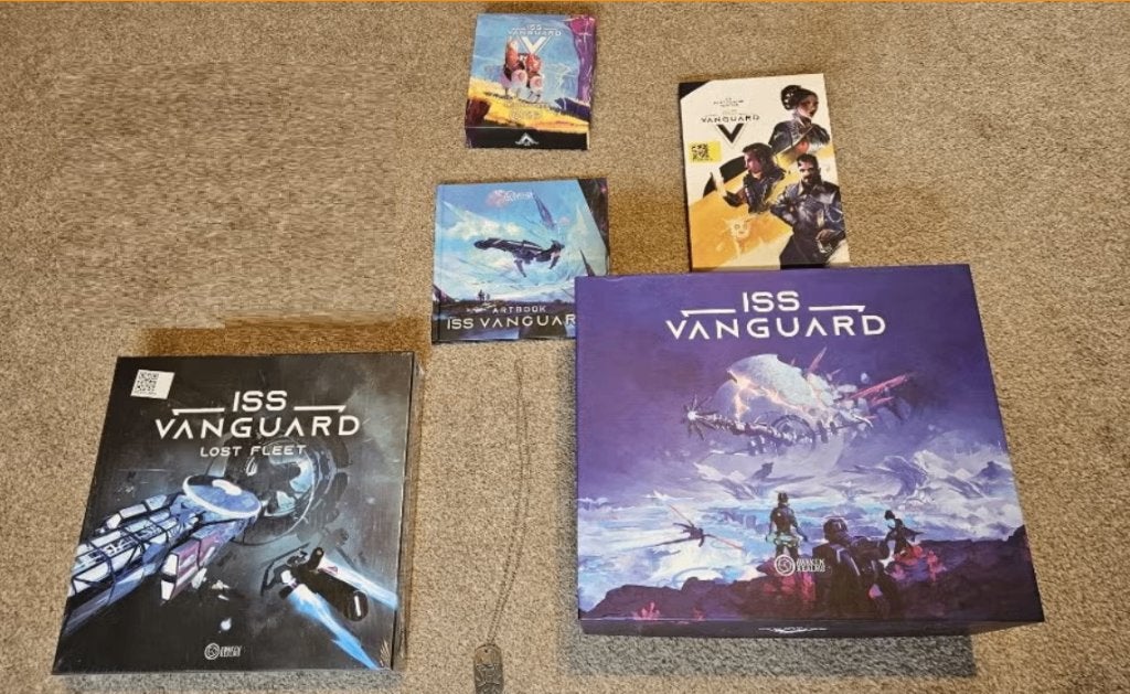ISS Vanguard +Lost Fleet + Pets +Extras, Ophalen of Verzenden, Zo goed als nieuw, Awaken Realms