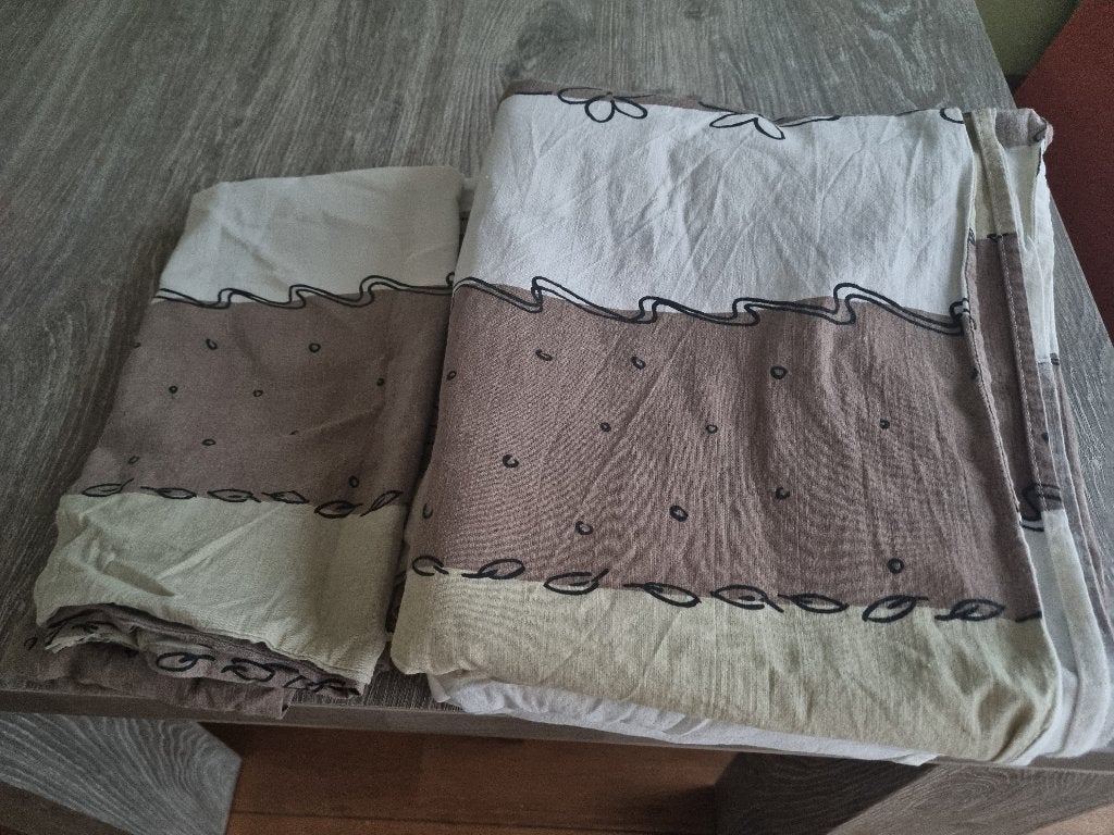 BEDDENGOED 1 PERSOONS EN MOLTON DOEK EN ONDERLAKENS, Ophalen, Gebruikt, Dekbedovertrek, Inclusief kussenslopen