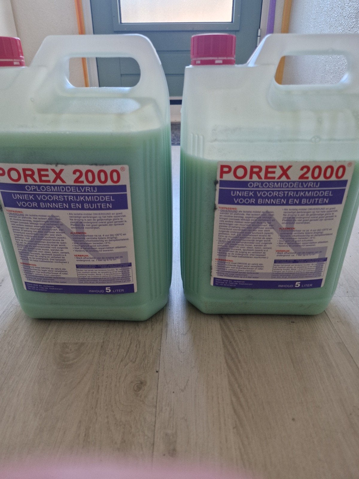 Porex 2000 Oplosmiddelvrij Voorstrijkmiddel ±7,5 L, Ophalen, Gebruikt, 5 tot 10 liter, Verf
