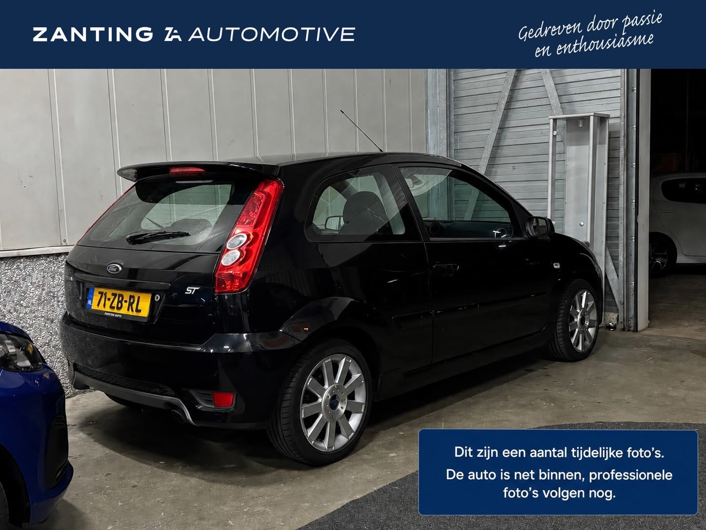 Ford Fiesta 150PK 2.0-16V ST | Origineel NL! | 100% Onderhou, Voorwielaandrijving, Gebruikt, Zwart, 4 cilinders