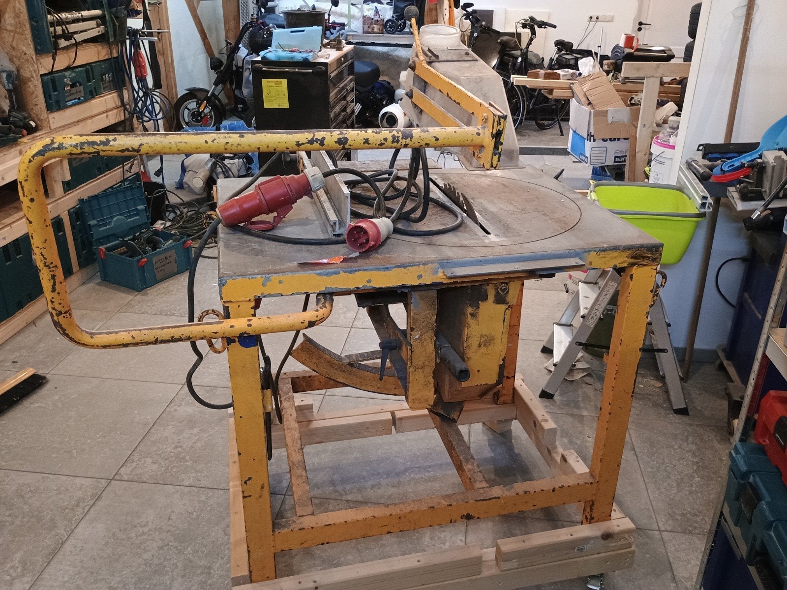 bouwzaag 380v, Ophalen, Gebruikt, 170 cm of meer