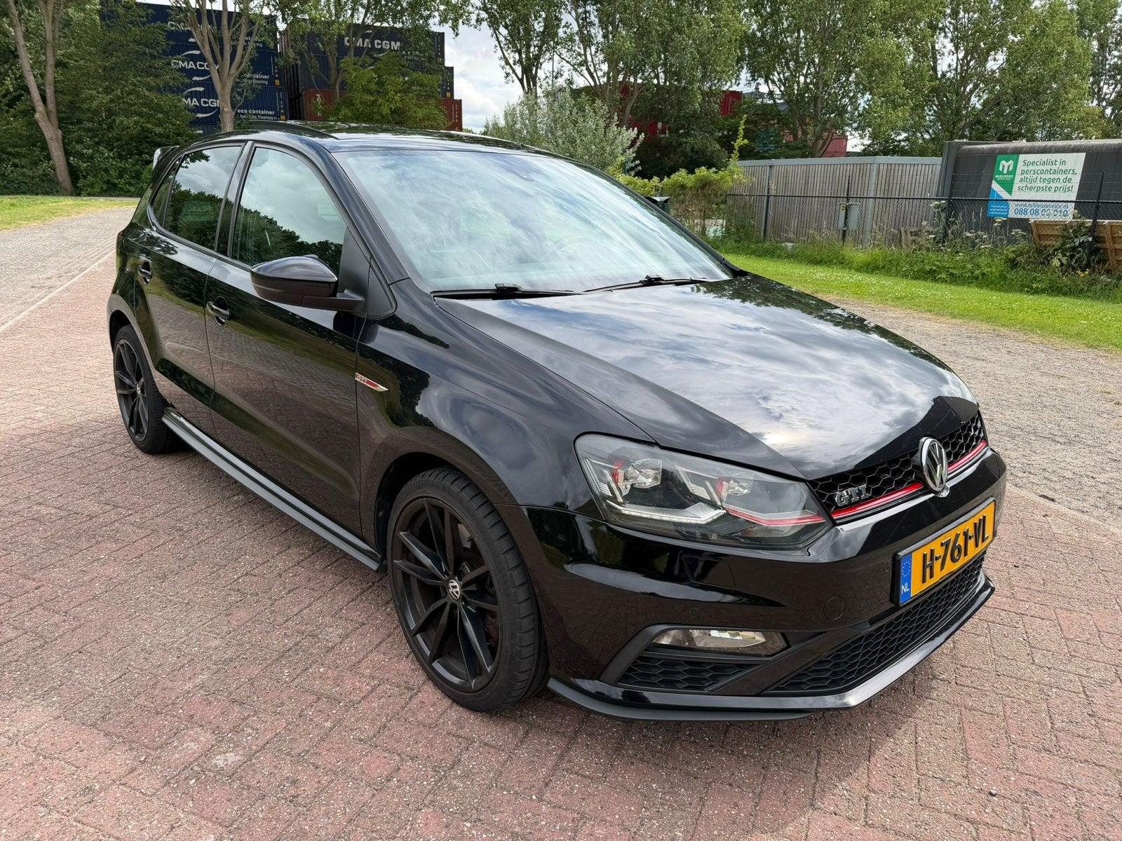 Volkswagen Polo 1.8 GTI 2015 Black Panorama Sterrenhemel, Zwart, Zwart, Adaptieve lichten, 1180 kg