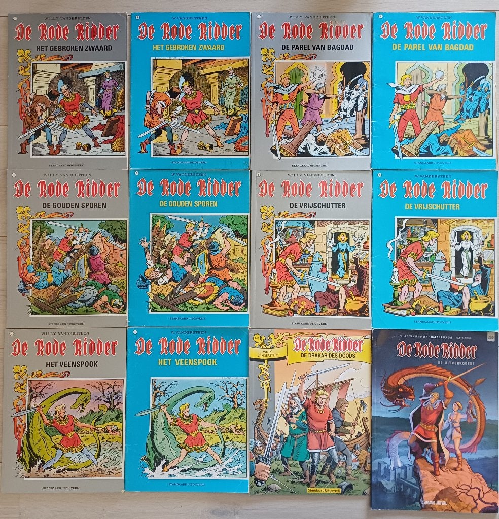 Complete De Rode Ridder stripboeken collectie, 227 nummers, Boeken, Stripboeken, Meerdere stripboeken, Ophalen, Gelezen