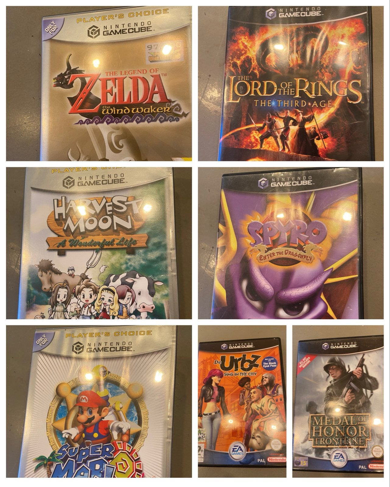 Nintendo GameCube bundel, Spelcomputers en Games, Games | Nintendo GameCube, Avontuur en Actie, Gebruikt, 1 speler, Ophalen of Verzenden