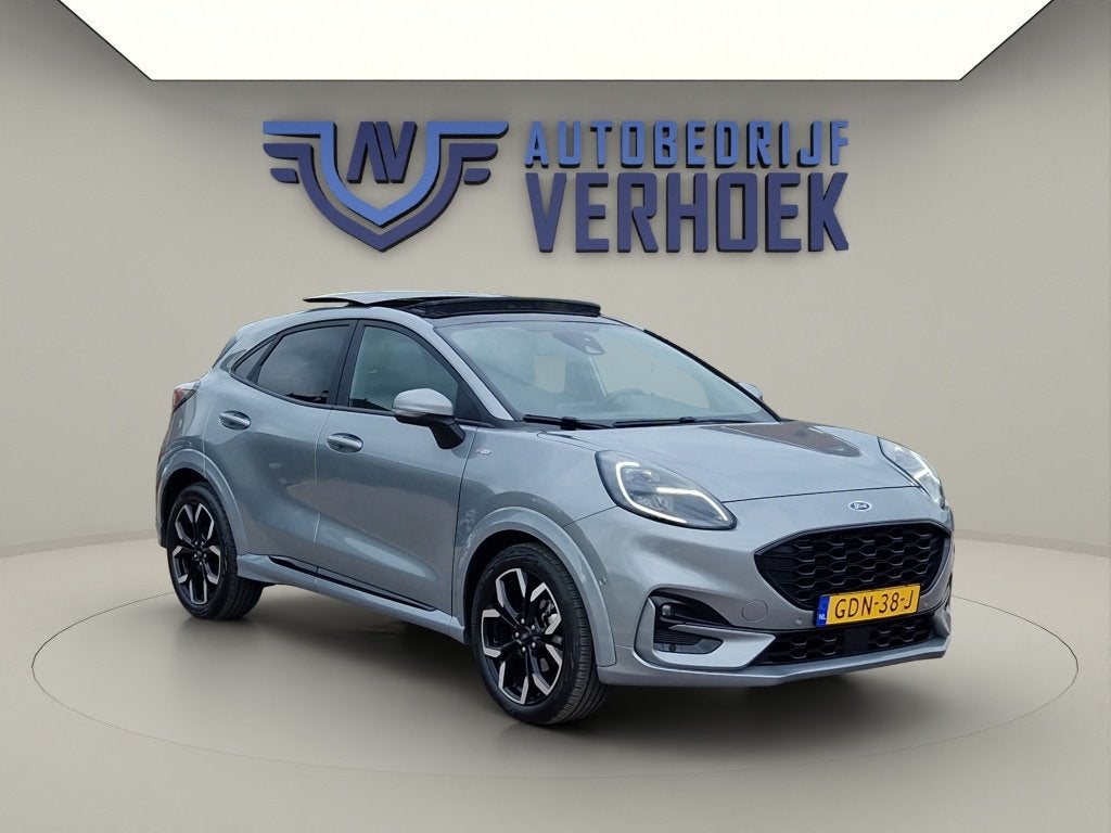 Ford Puma 1.0 EcoBoost Hybrid ST-Line X Panodak - B&O - NL A, 125 pk, Euro 6, Origineel Nederlands, Bedrijf