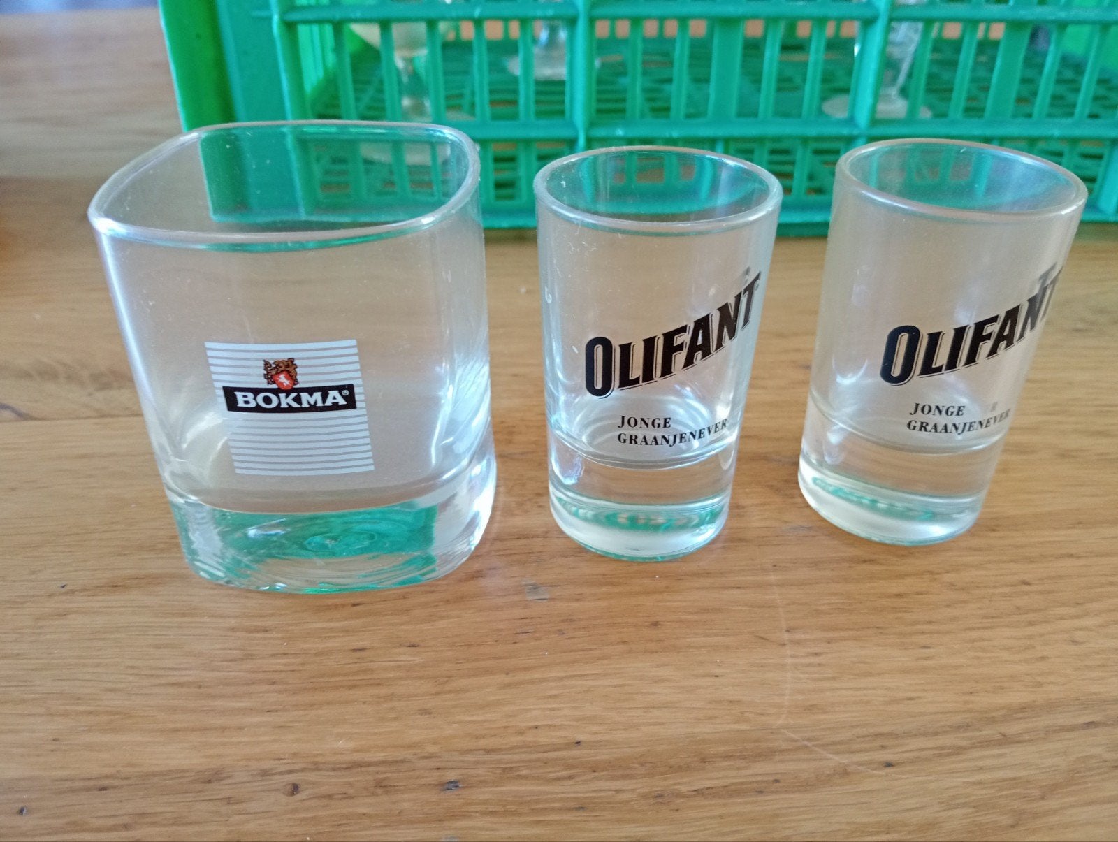 3 borrelglaasjes, Verzamelen, Ophalen of Verzenden, Zo goed als nieuw, Borrel- of Shotglas