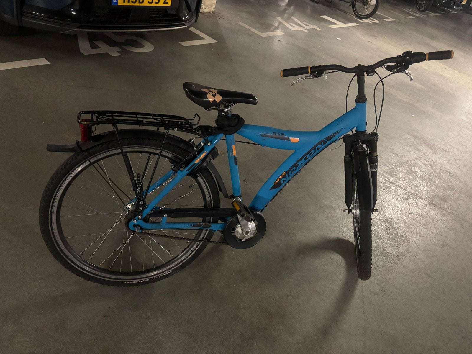 Noxon fiets - Blauw - Gebruikt, Fietsen en Brommers, Ophalen, Gebruikt, 26 inch of meer