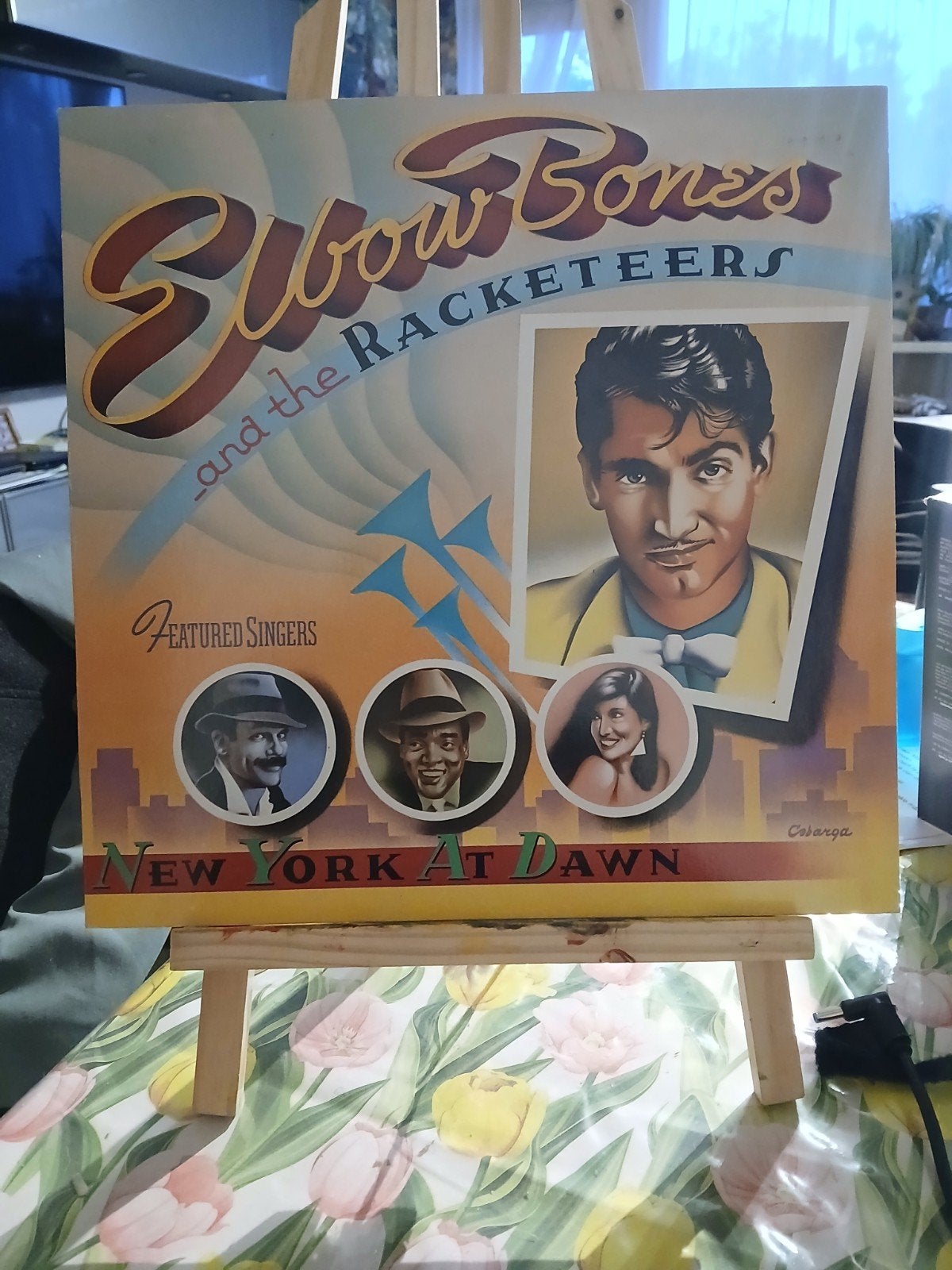 Elbow Bones & The Racketeers - New York At Dawn LP, Ophalen of Verzenden, 1980 - 1989, Gebruikt
