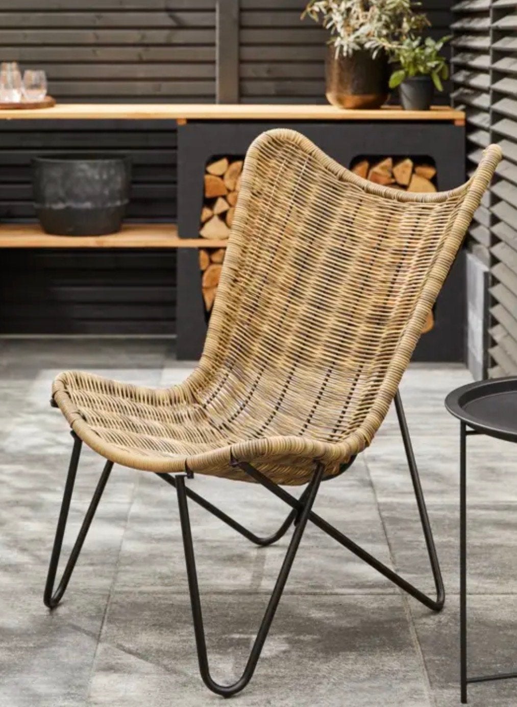 2 Wakefield tuinstoelen Belize bruin wicker, Ophalen of Verzenden, Zo goed als nieuw, Wicker