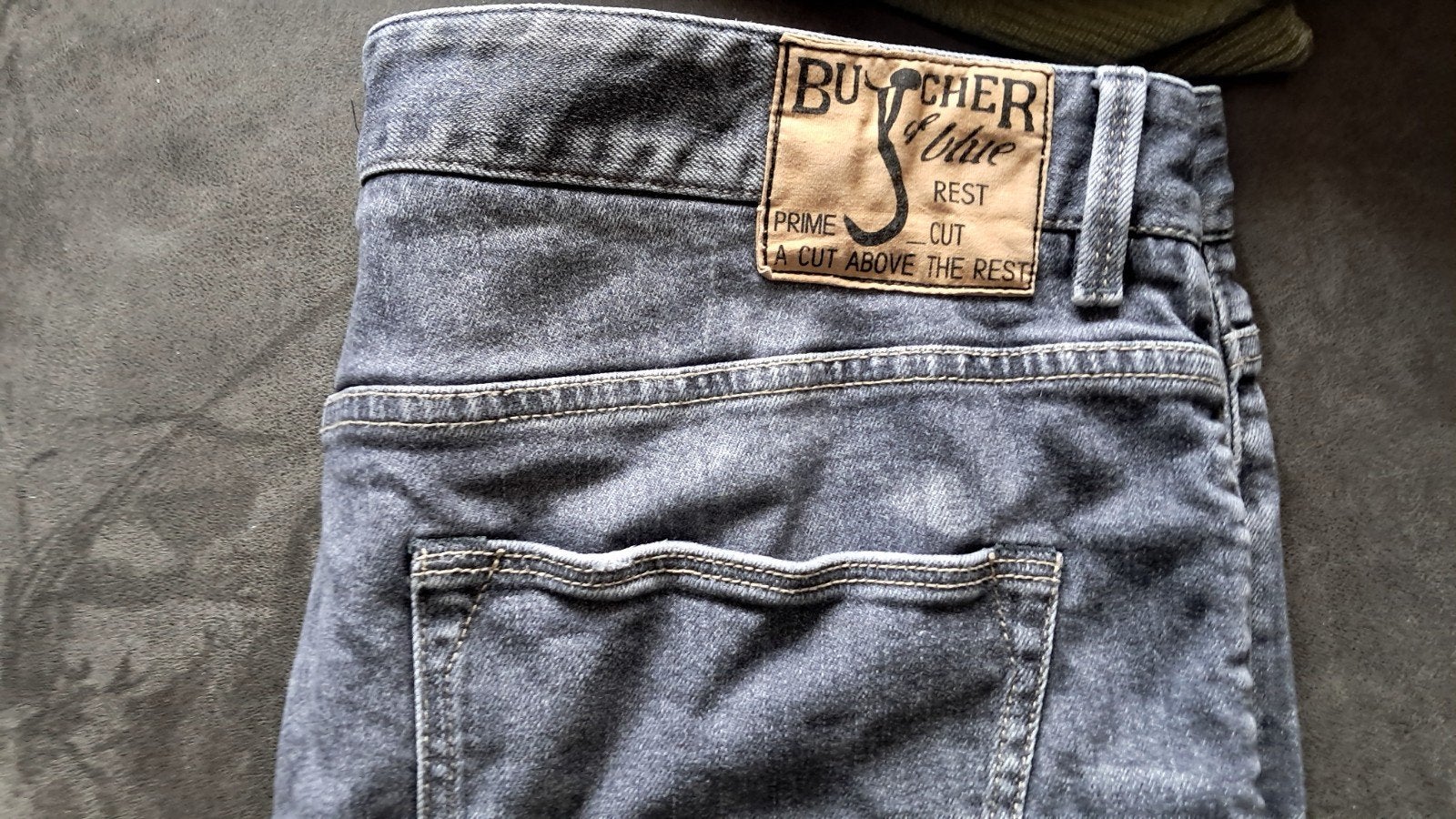 Butcher of Blue jeans 38/34 zilvergrijs, Kleding | Heren, Verzenden