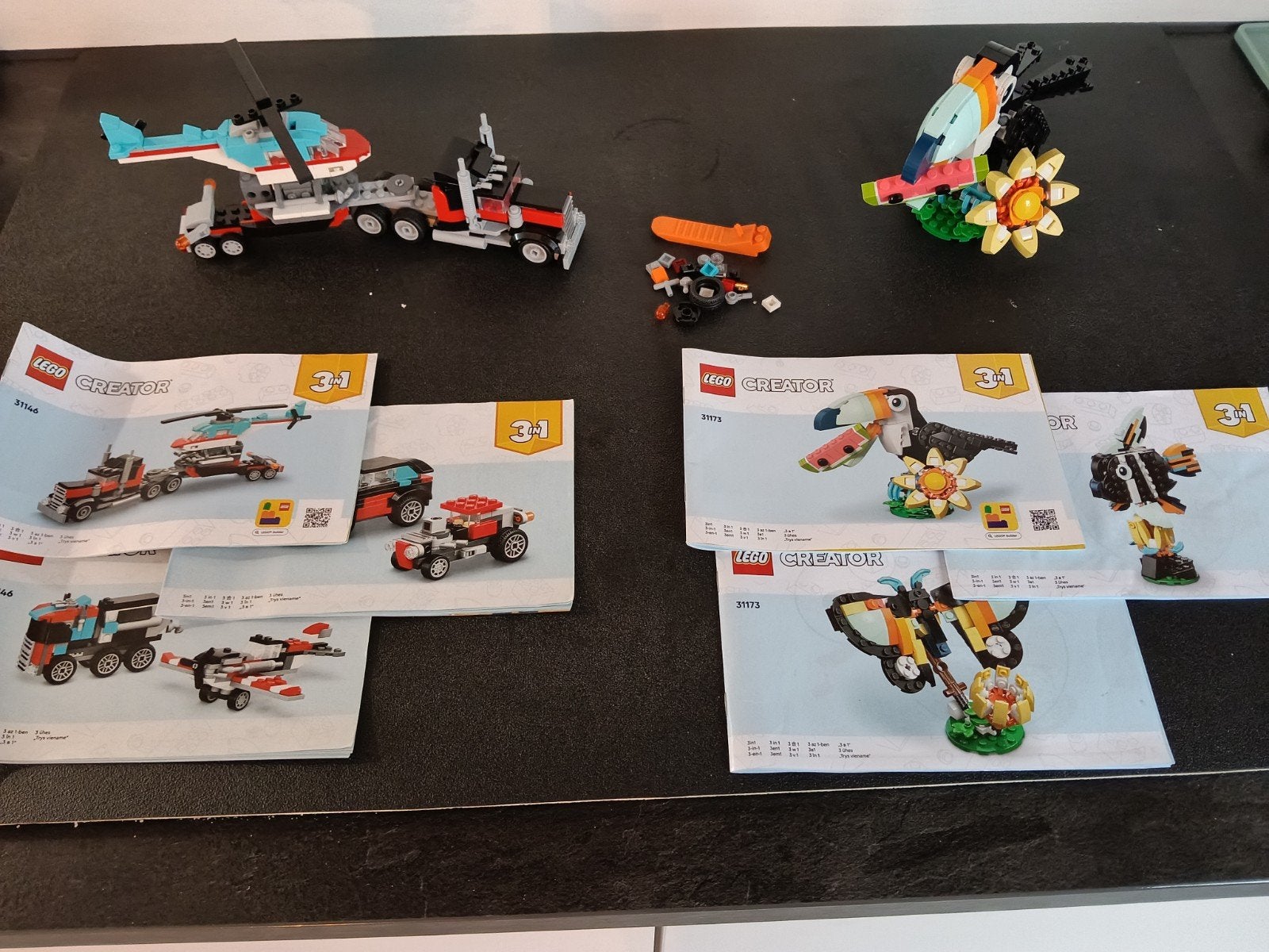 6x Lego Creator 3-in-1 sets, Lego, Ophalen of Verzenden, Zo goed als nieuw, Creator