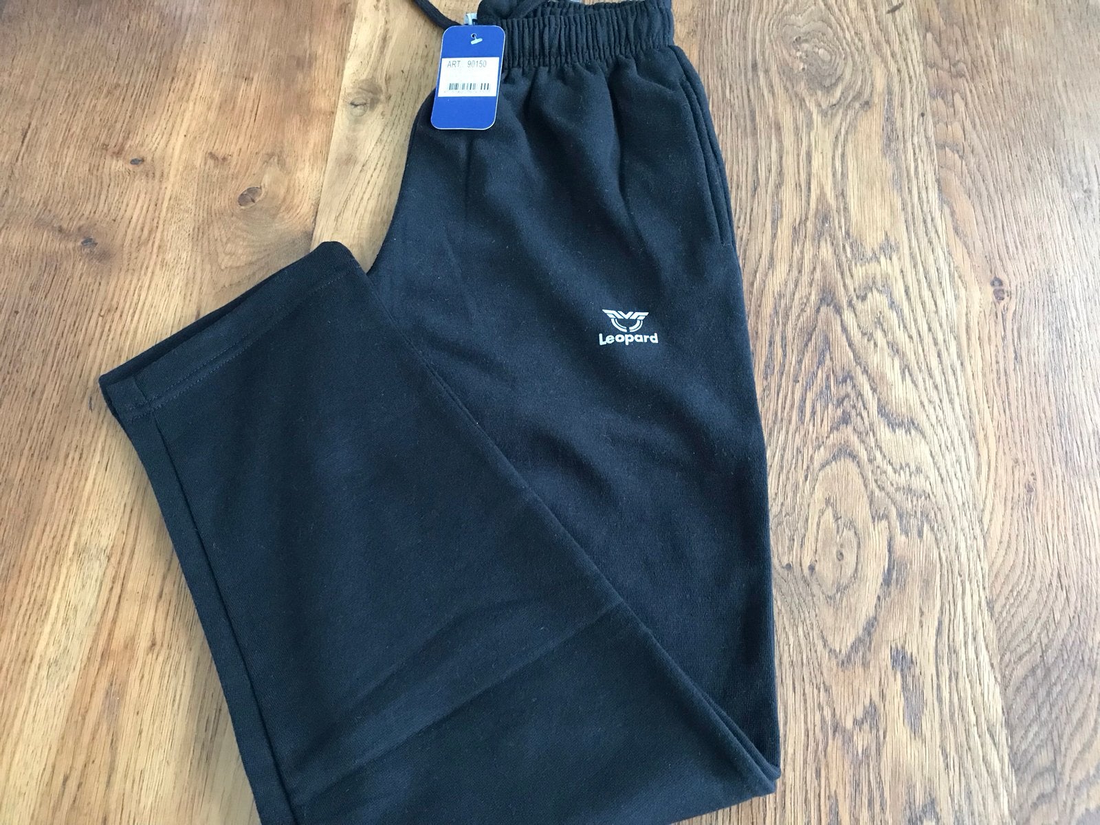 Leopard Kinder Joggingbroek Zwart Maat 152, Ophalen of Verzenden, Nieuw, Jongen of Meisje, Broek