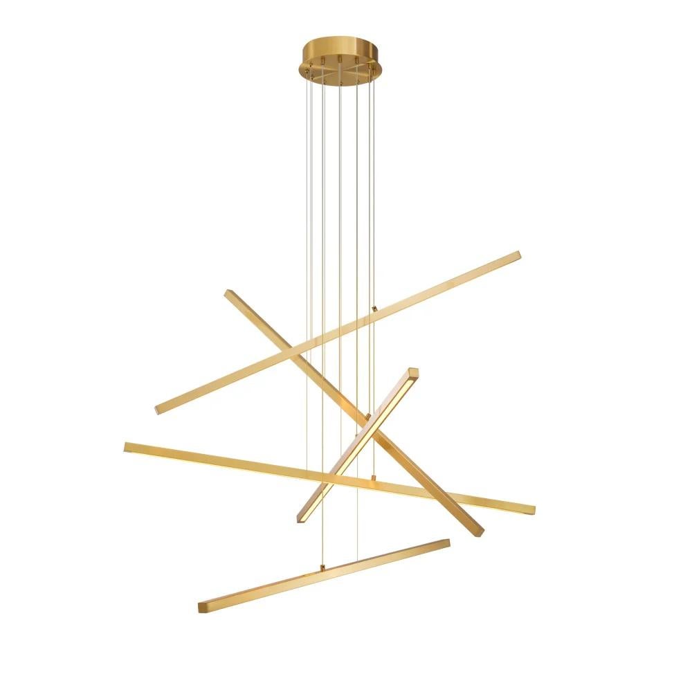 Eichholtz design hanglamp Kimpton – goud – verstelbaar, Huis en Inrichting, Lampen | Hanglampen, Nieuw, Ophalen of Verzenden