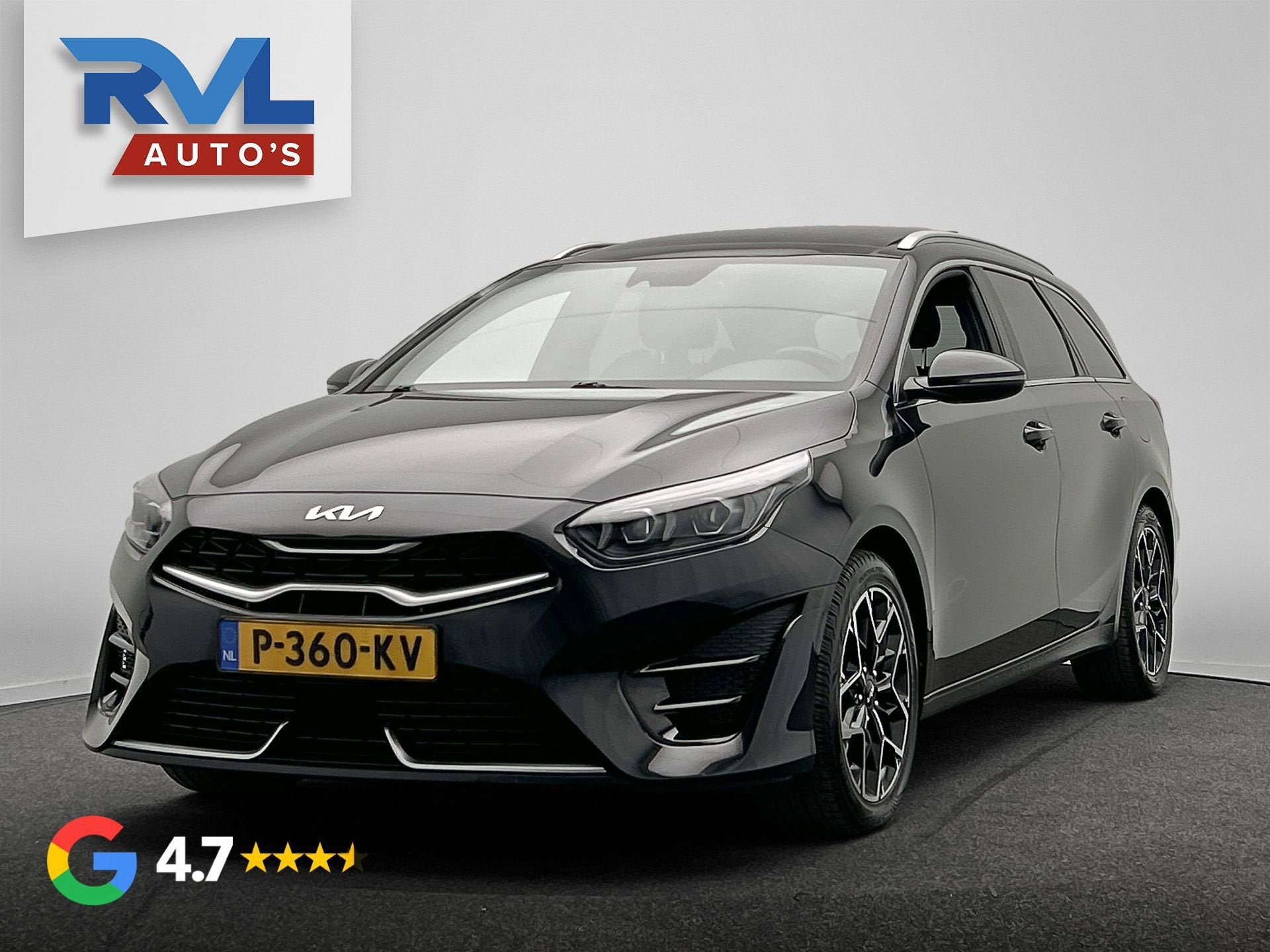 Kia Ceed Sportswagon 1.0 T-GDi GT-Line | Origineel NL | Pano, Auto's, Voorwielaandrijving, Gebruikt, Zwart, Origineel Nederlands