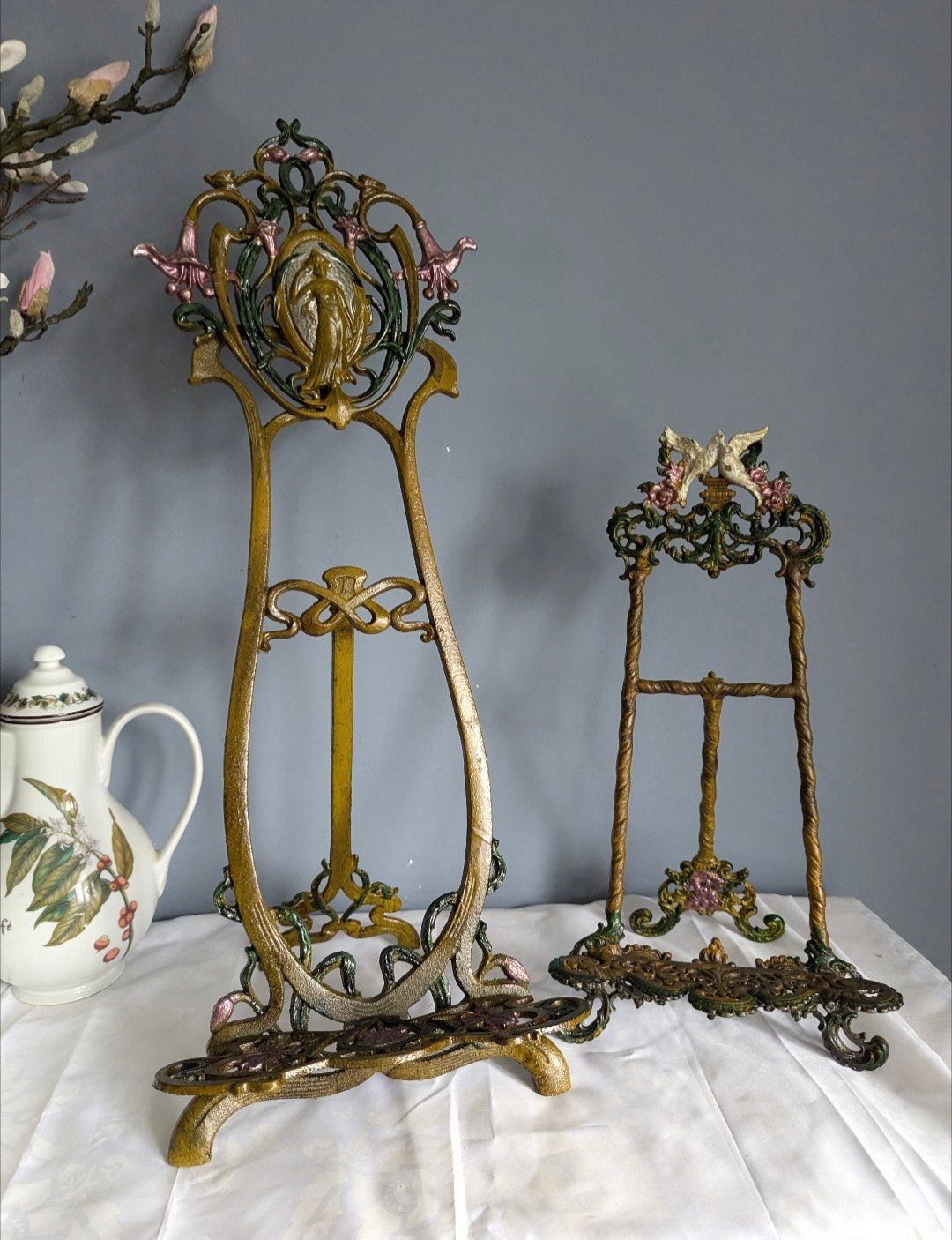Antieke Art Nouveau Schildersezels, Ophalen of Verzenden