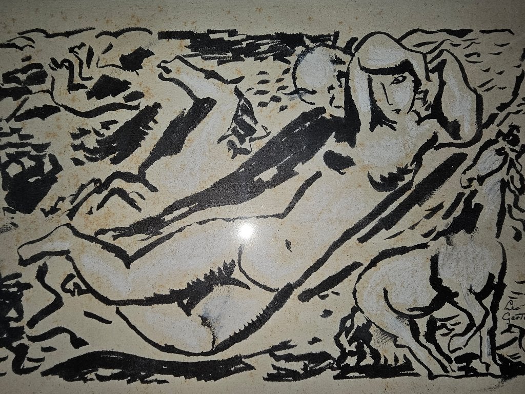 Leo Gestel  Uniek werk  Oost Indische inkt, Ophalen