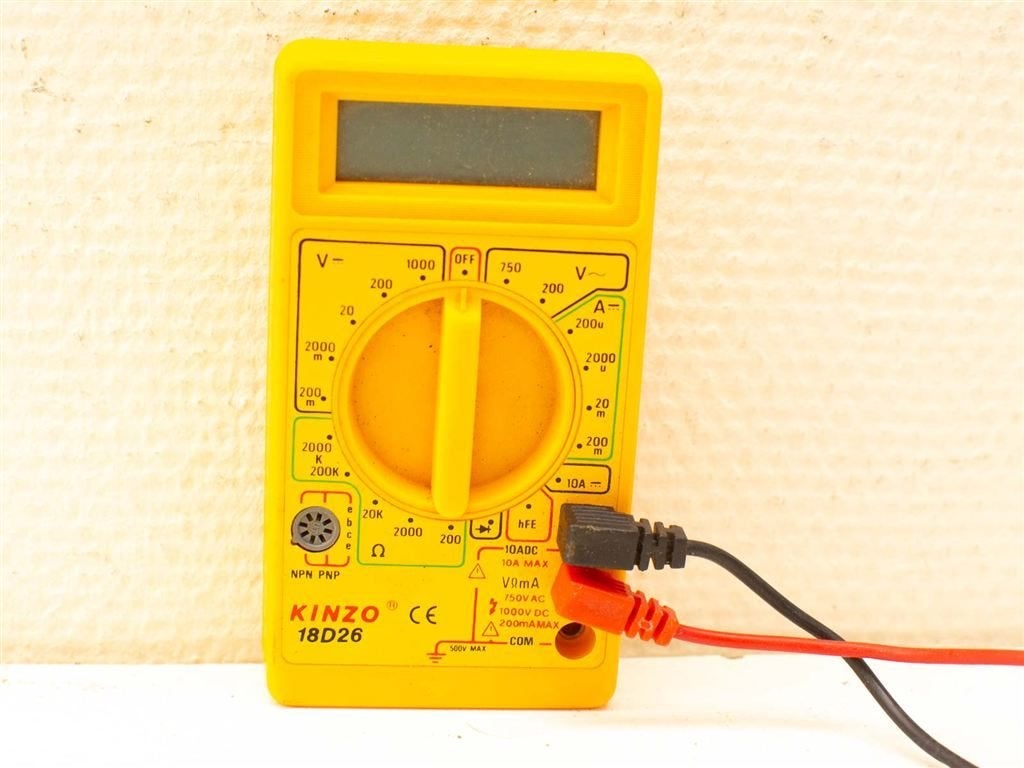 Kinzo multimeter 34011, Doe-het-zelf en Verbouw, Meetapparatuur, Ophalen of Verzenden, Gebruikt, Multimeter