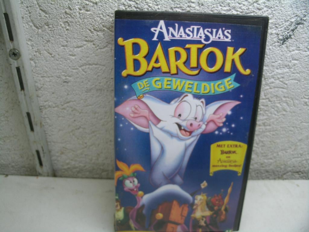 vhs 213a bartok de geweldige, Cd's en Dvd's, VHS | Kinderen en Jeugd, Alle leeftijden, Ophalen of Verzenden, Zo goed als nieuw