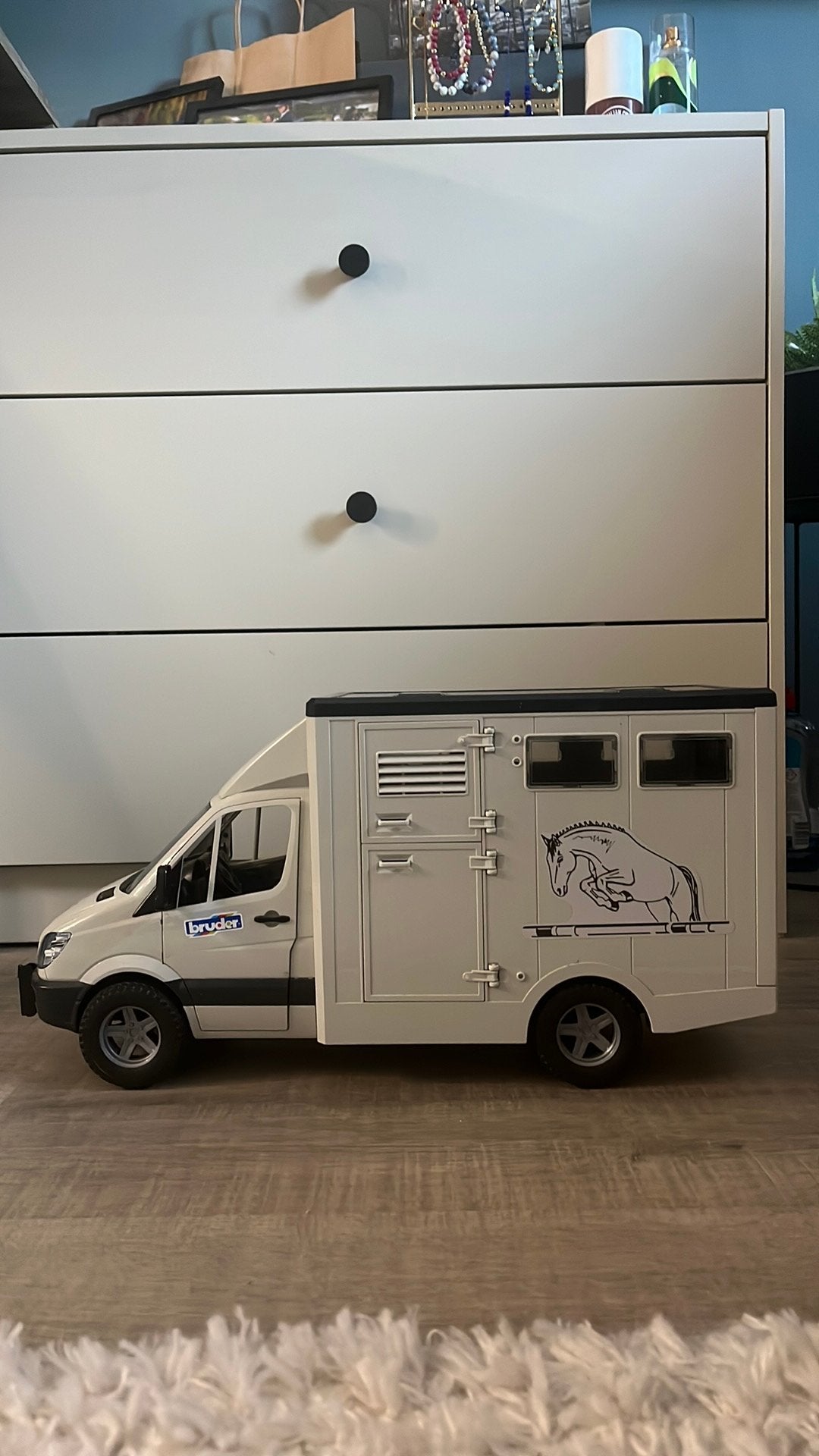 Schleich paardenvrachtwagen, Ophalen of Verzenden, Gebruikt