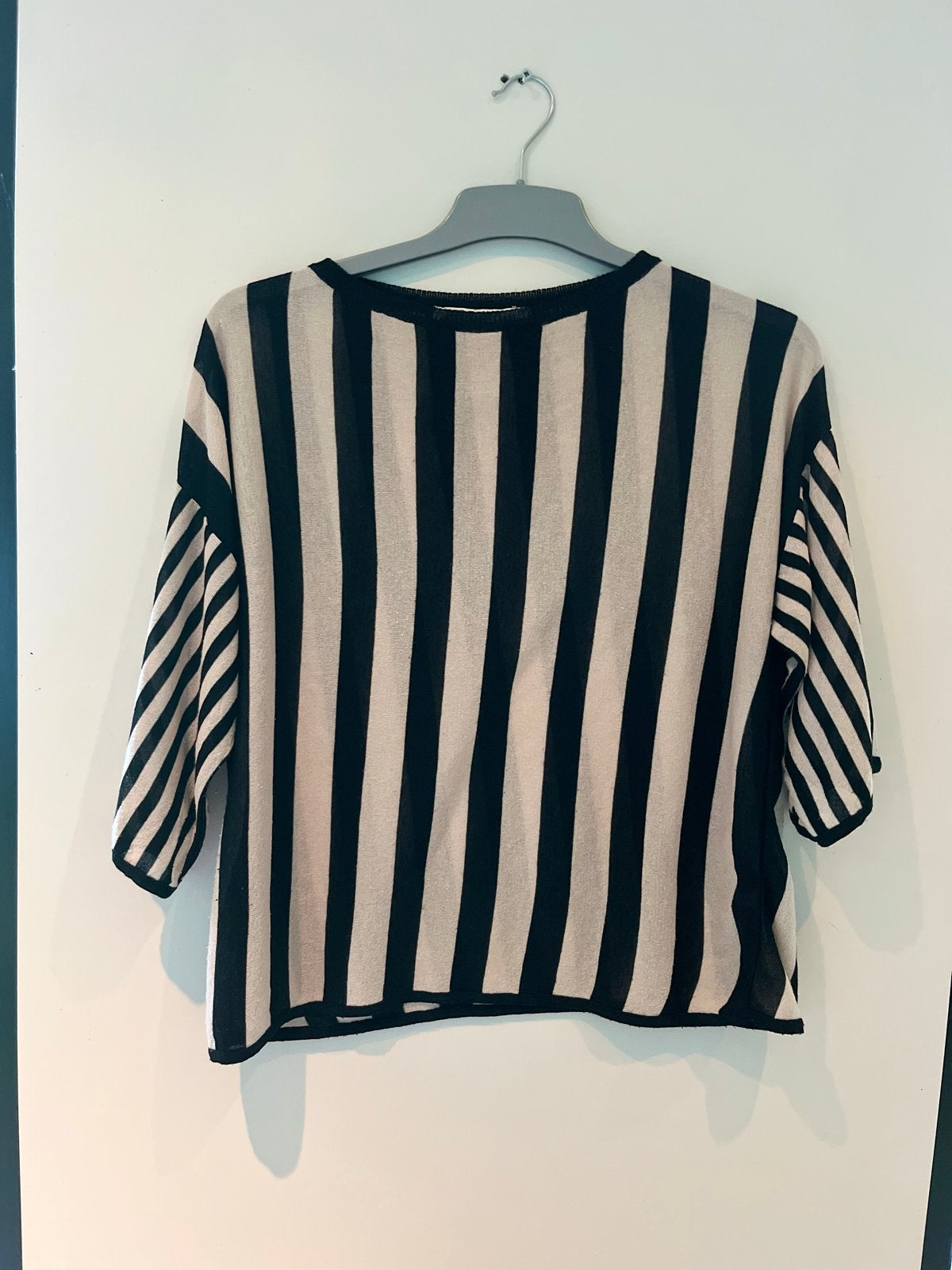 Summum Woman gestreepte top - Maat S, Zwart, Ophalen of Verzenden, Zo goed als nieuw, Lange mouw