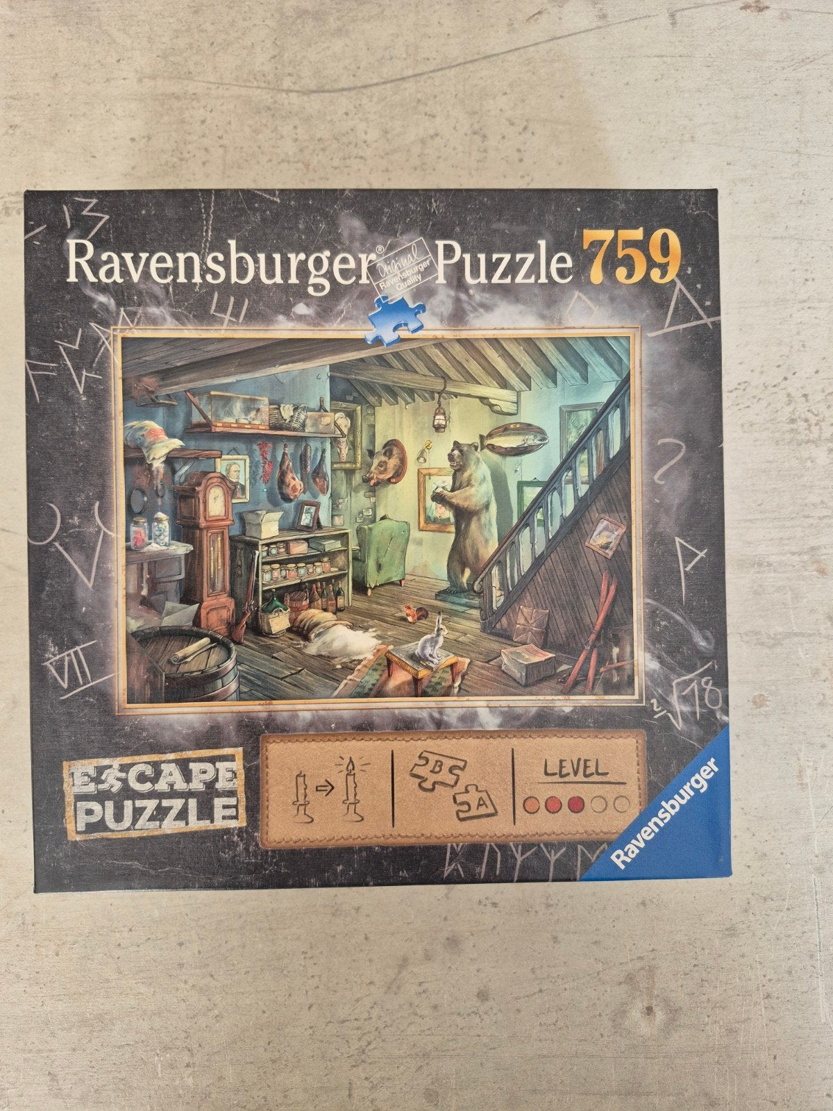 Ravensburger Escape Puzzle 759 stukjes - Zo goed als nieuw, Ophalen, 500 t/m 1500 stukjes, Zo goed als nieuw, Legpuzzel