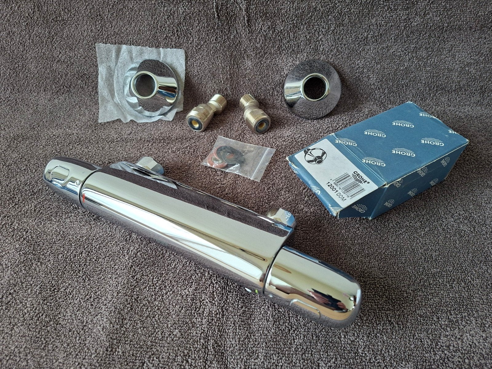Zgan Grohe Douchemengkraan Grohtherm 1000 Thermo / Nu € 85,-, Ophalen of Verzenden, Zo goed als nieuw, Chroom, Douche