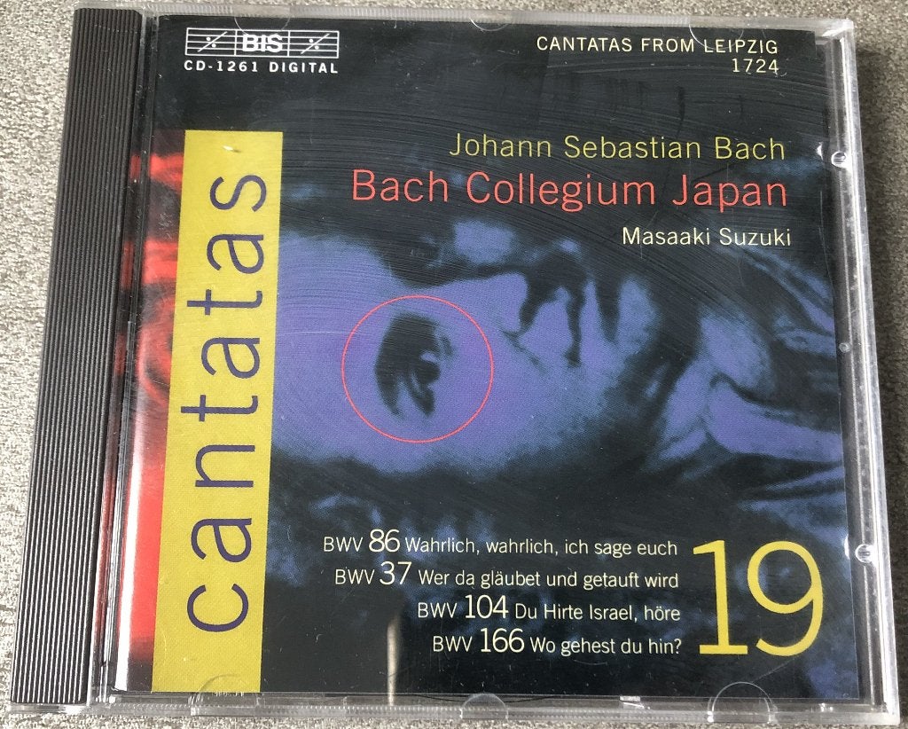 BACH - CANTATAS - MASAAKI SUZUKI - 19, Cd's en Dvd's, Cd's | Klassiek, Ophalen of Verzenden, Barok, Zo goed als nieuw, Overige typen