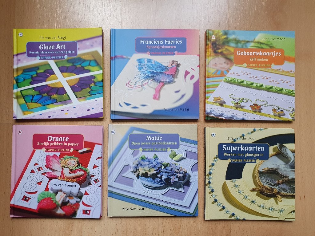 6 x Papier-Plezier, Boeken, Ophalen of Verzenden, Zo goed als nieuw, Scrapbooking en Knutselen