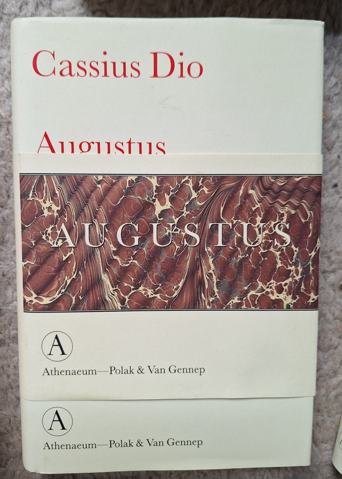 Cassius Dio - Augustus (Hardcover, 325 blz.), Ophalen of Verzenden, Cassius Dio, 20e eeuw of later, Gelezen