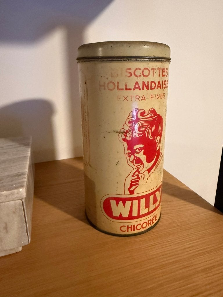 Blik, Willy Hollandse Beschuiten, Verzamelen, Blikken, Ophalen of Verzenden, Gebruikt, Overige, Overige merken