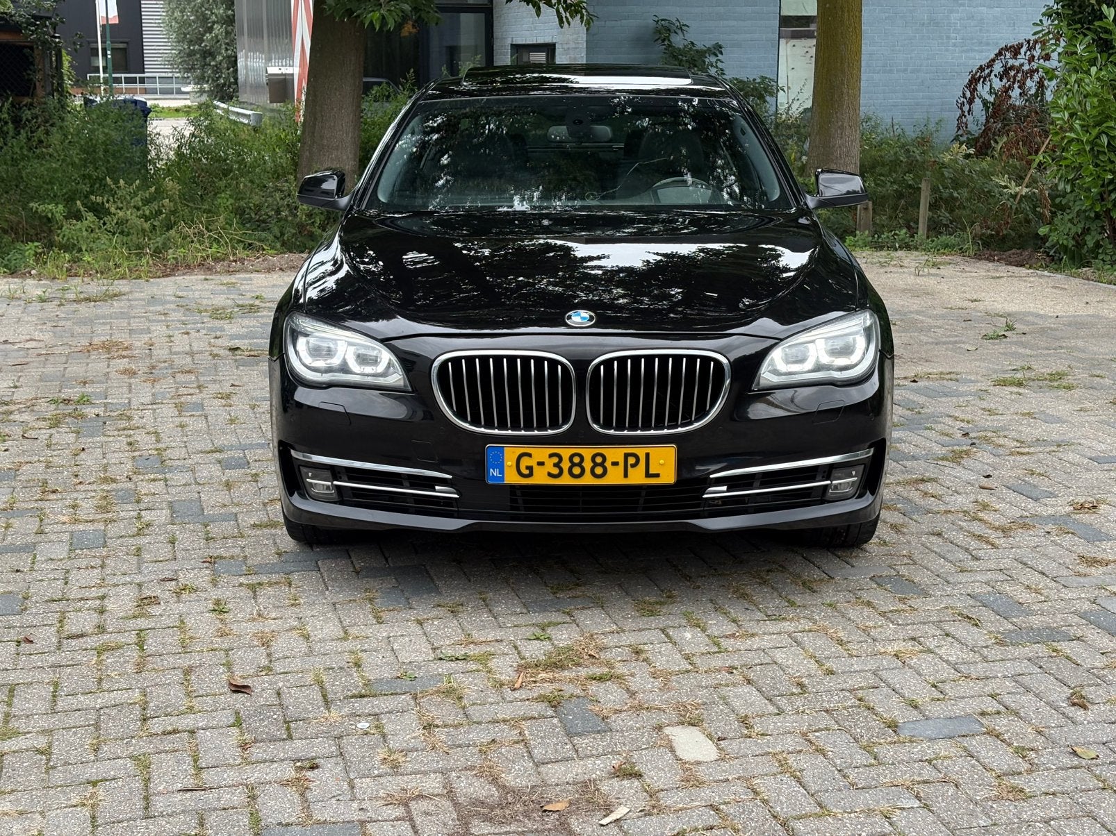 BMW 740I, Auto's, Automaat, Dealer onderhouden, Zwart, Zwart