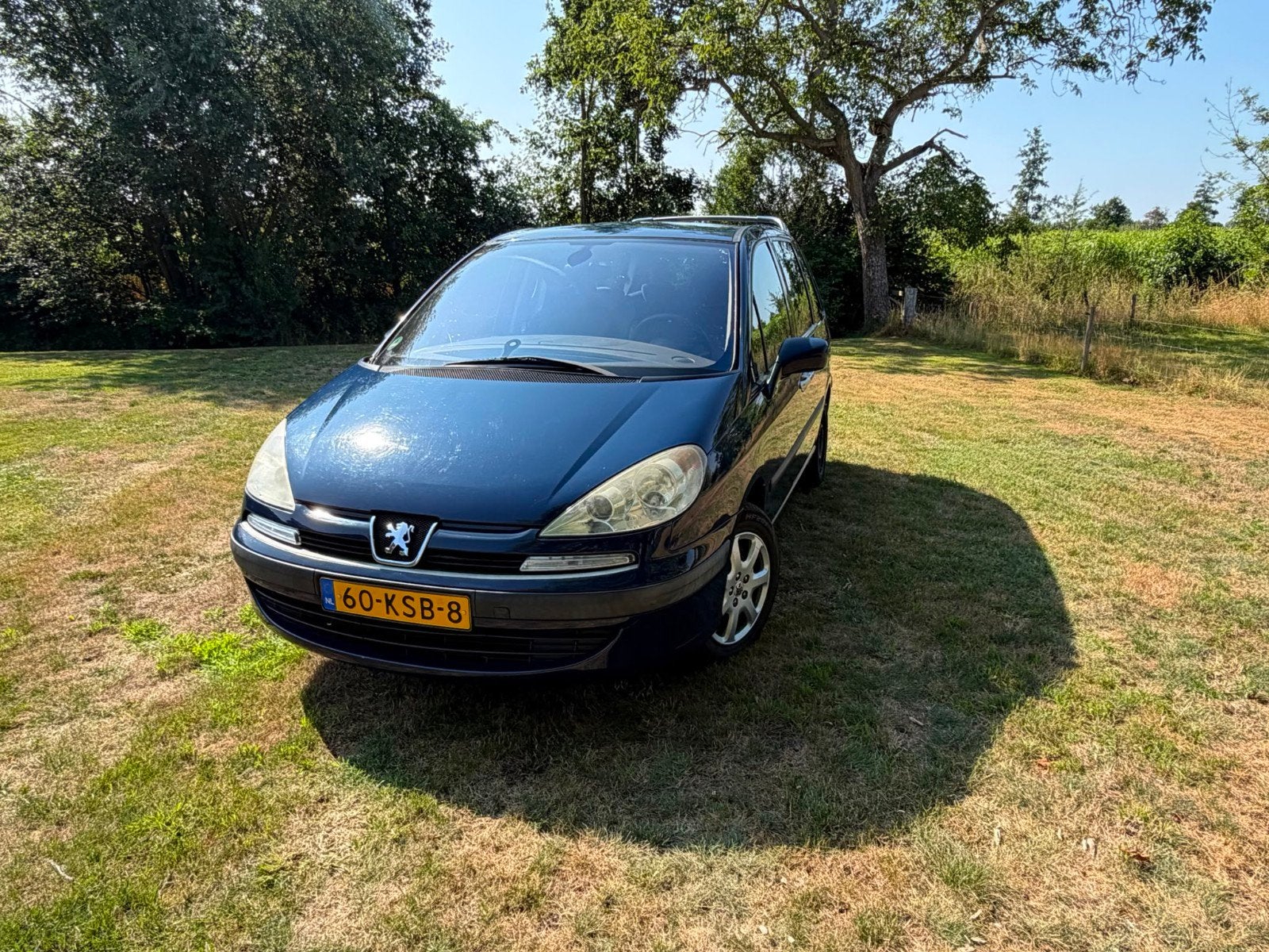 Peugeot 807 2.0 16V SR 2004 Blauw 8 persoons!, Auto's, Voorwielaandrijving, 8 stoelen, 4 cilinders, Blauw
