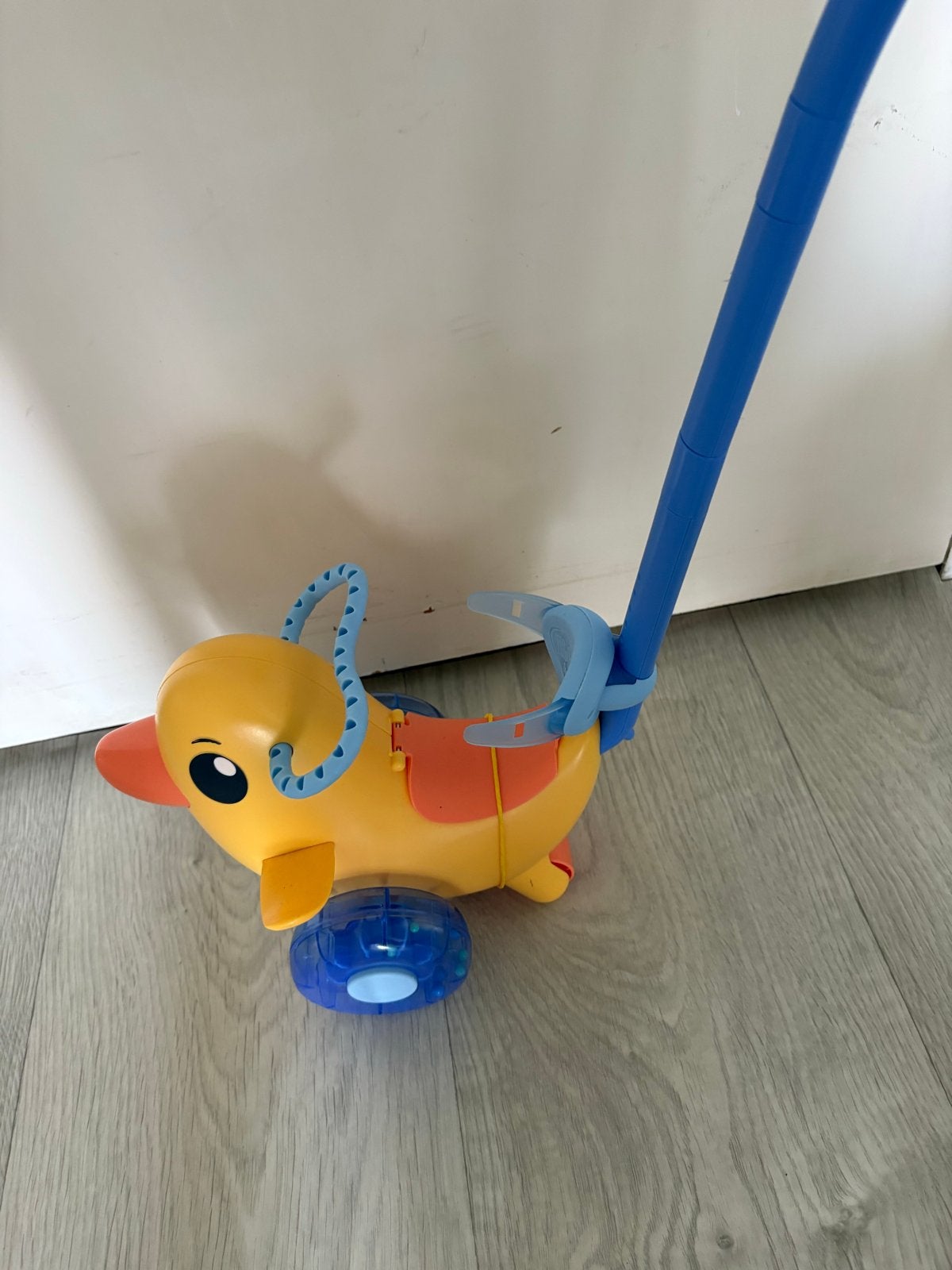 Baby Born duwstok eend loopwagen, Ophalen, Nieuw, Babypop