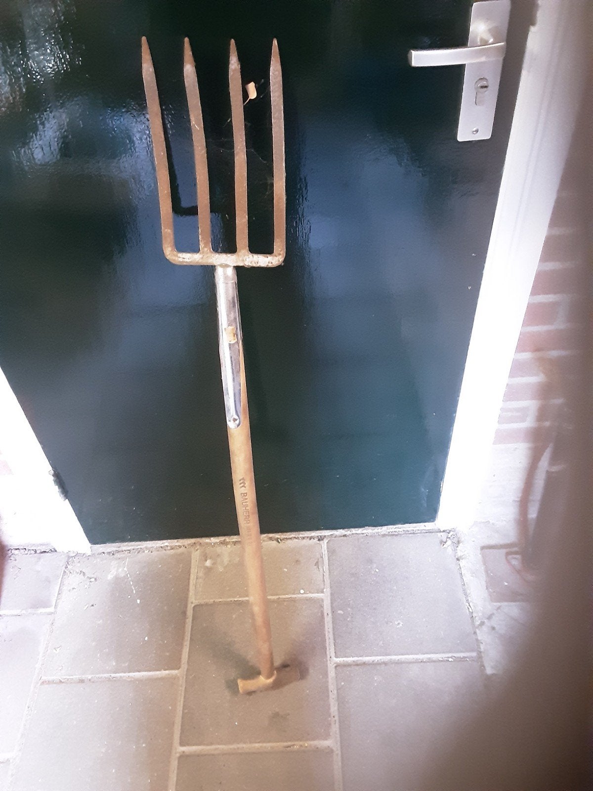 Bauherr Vork - Robuust en Klaar voor Gebruik, Ophalen, Gebruikt, Vork, Bauherr