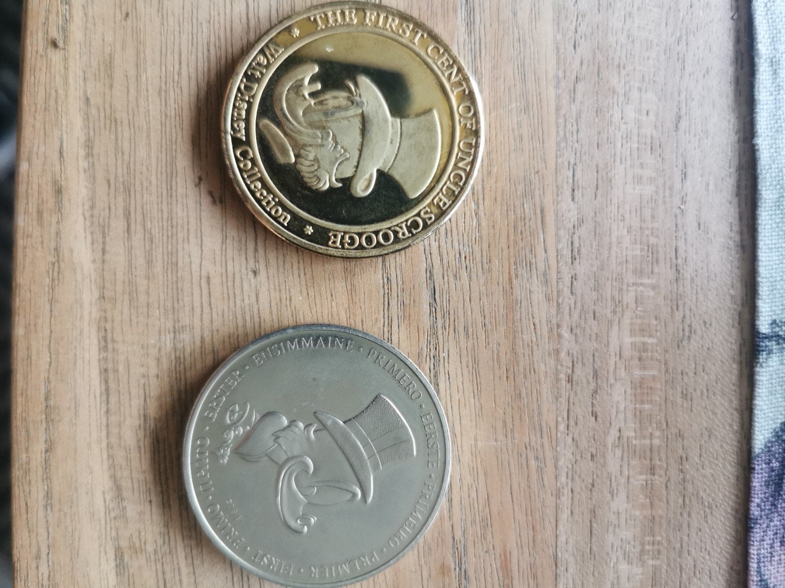 Disney Dagobert Duck 'The First Cent' munten, Ophalen of Verzenden, Overige typen