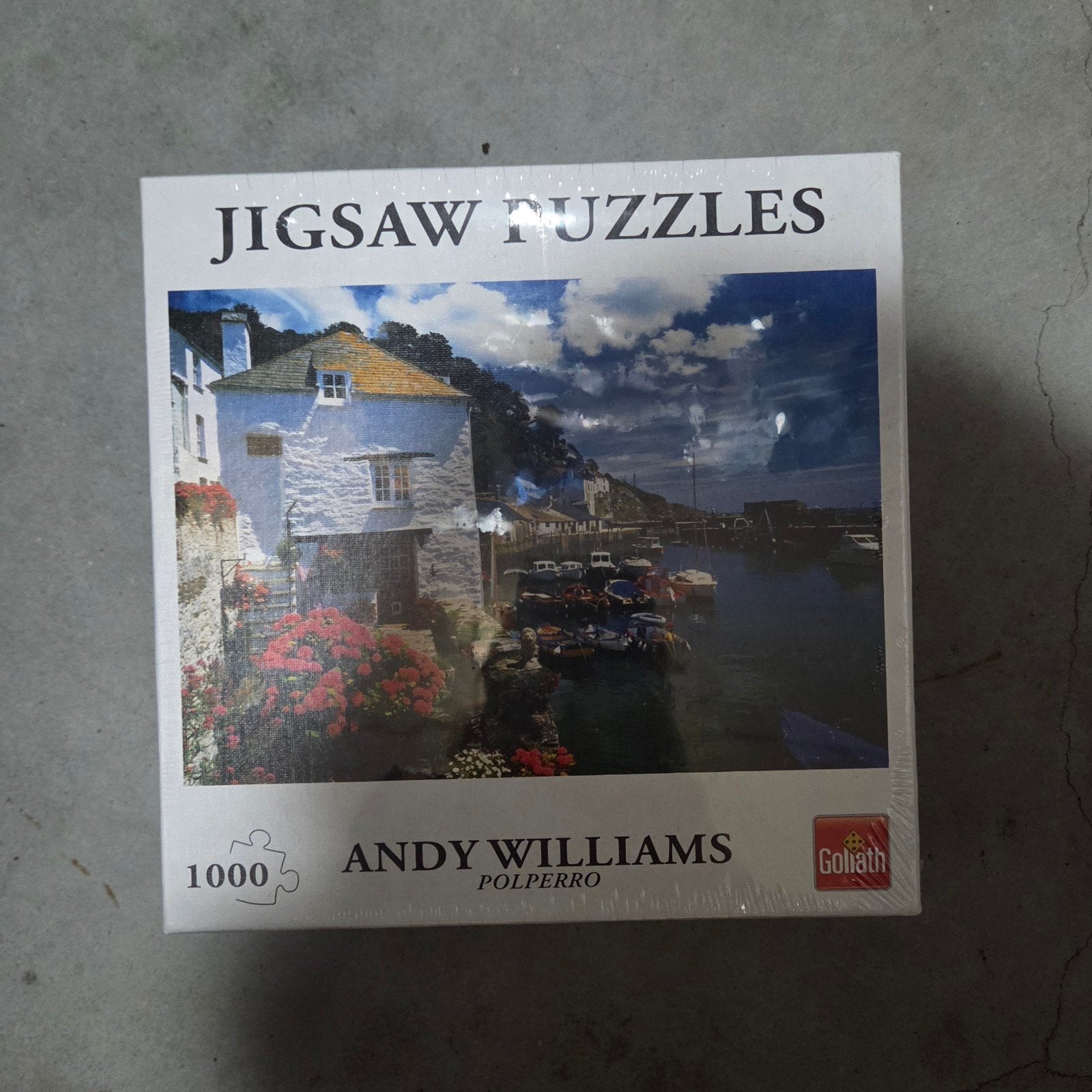 Jigsaw Puzzel 1000 stukjes - Andy Williams Polperro, Ophalen of Verzenden, 500 t/m 1500 stukjes, Nieuw, Legpuzzel