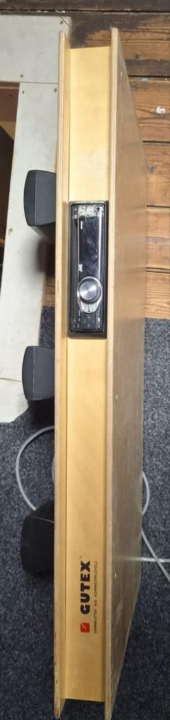 GUTEX  autoradio met 3 speakers, Audio, Tv en Foto, Luidsprekers, Gebruikt, Minder dan 60 watt, Overige merken, Ophalen