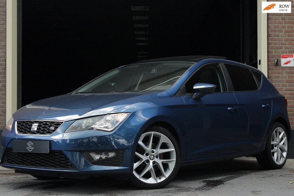 Seat Leon 1.4 TSI FR 140PK |Panoramadak|DCC|Cruise|PDC|, Voorwielaandrijving, Gebruikt, 4 cilinders, Leder en Stof