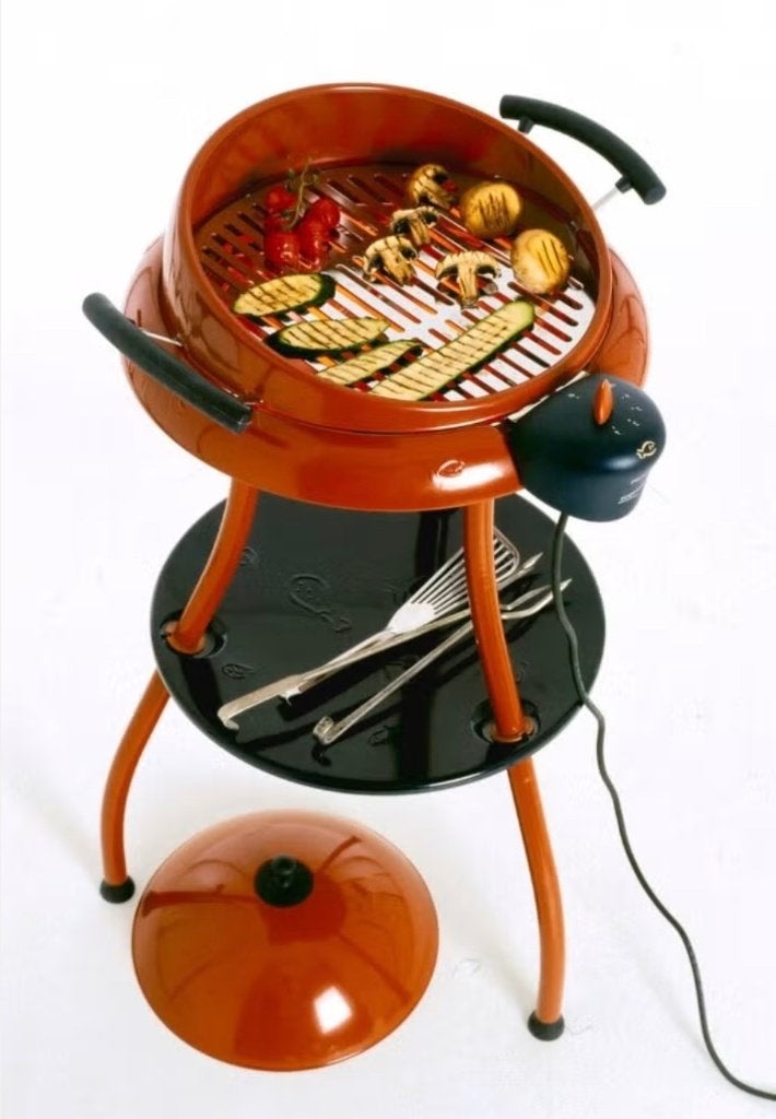 Philips Octopus elektrische barbecue oranje BBQ Elektrisch, Ophalen, Zo goed als nieuw, Philips
