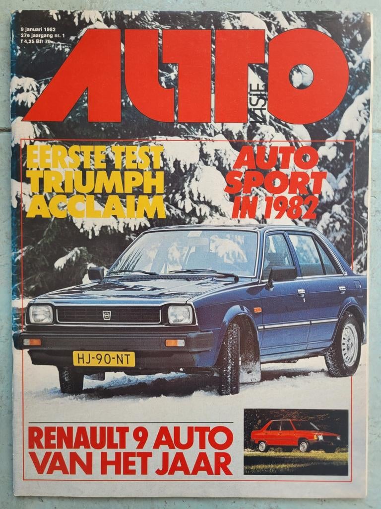 Autovisie nr 1 van 1982, Ophalen of Verzenden, Gelezen, Algemeen
