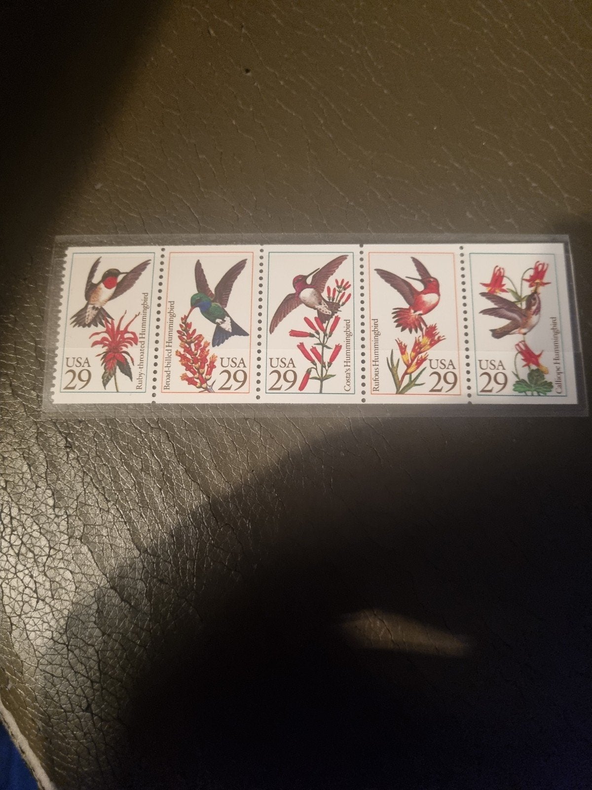 USA Kolibrie Postzegels - 29 cent (5 stuks), Ophalen of Verzenden, Na 1940, Postfris