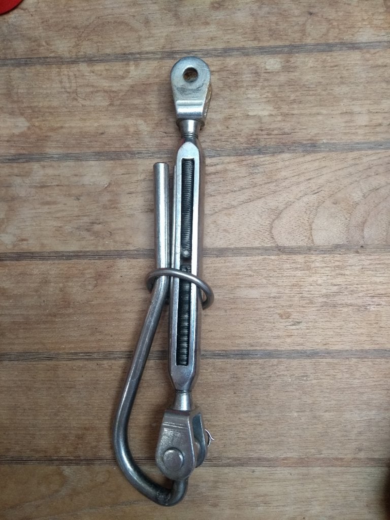 RVS spanner 25 - 35 cm stag of wantspanner, Ophalen of Verzenden, Gebruikt, Lijn of Blok