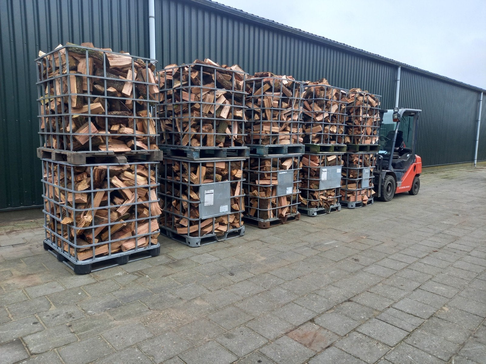 Haardhout super droog, Tuin en Terras, 6 m³ of meer, Ophalen, Eikenhout, Blokken