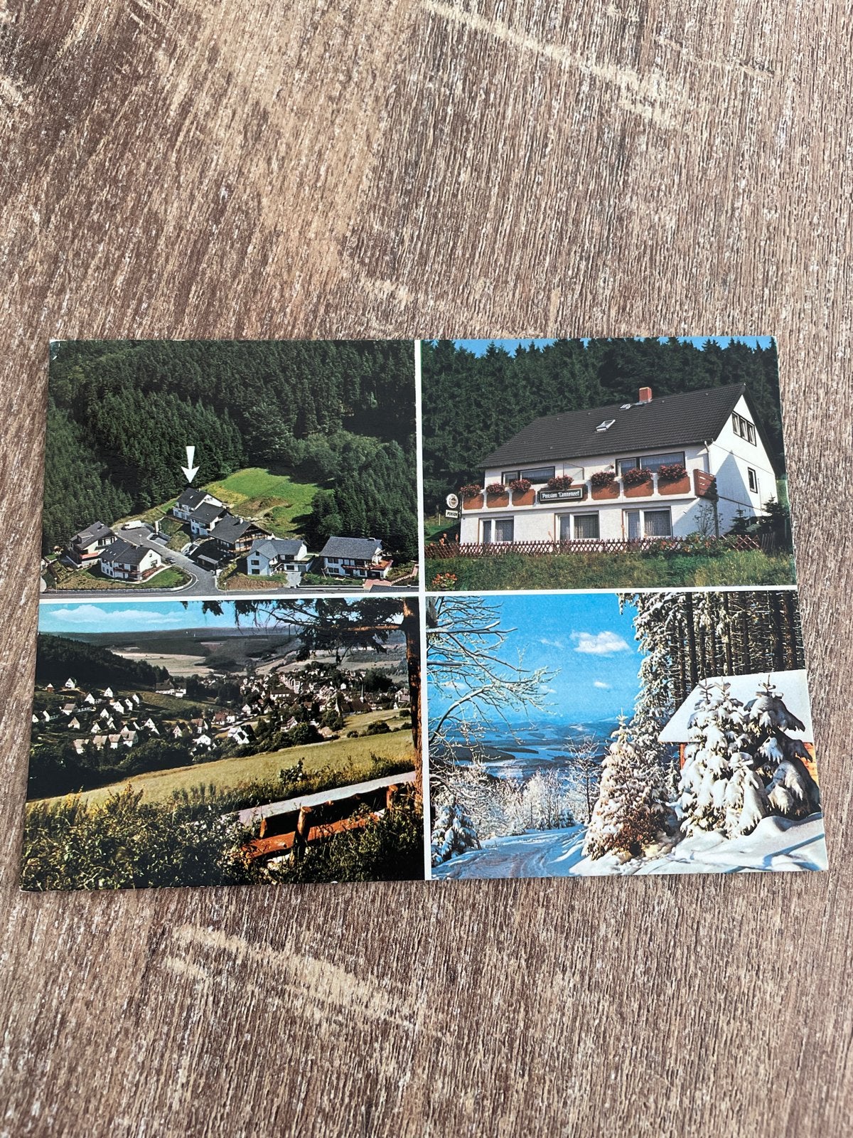 Ansichtkaart Pension Haus Tanneck, Sauerland, Duitsland, Ophalen of Verzenden, 1960 tot 1980, Gelopen, Duitsland