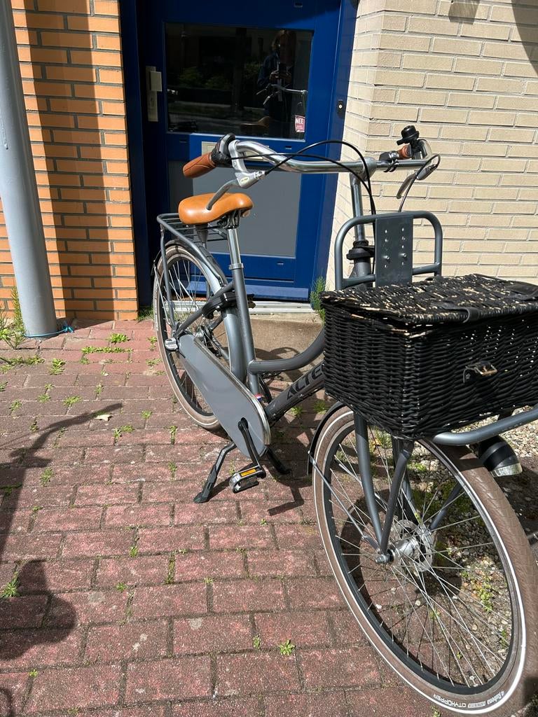 Altec Retro Transportfiets 50 cm met bakkersmand, Fietsen en Brommers, Gebruikt, Versnellingen, 50 tot 53 cm, Ophalen
