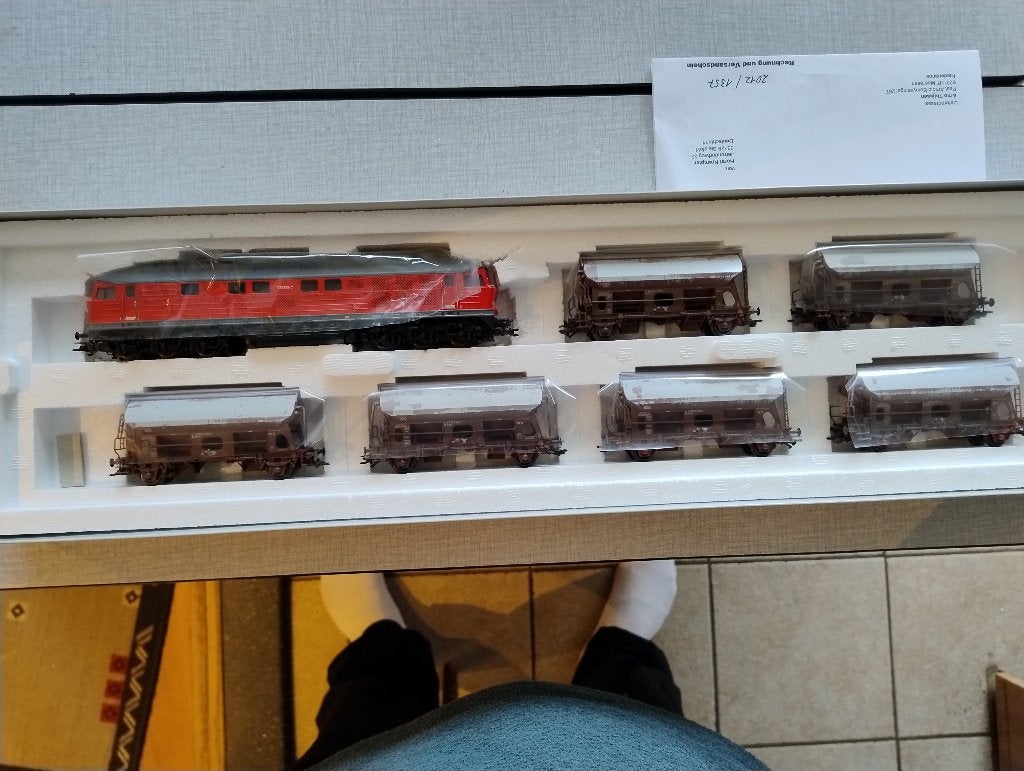Märklin set 26551 (Goederentrein "Kalktransport"), Ophalen, Wisselstroom, Treinset, Nieuw