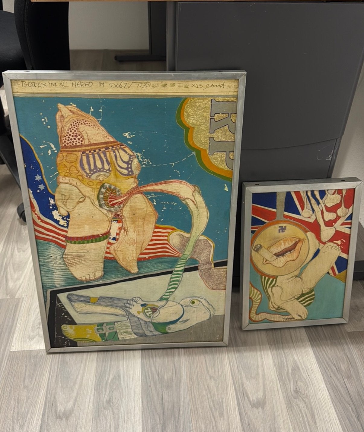 2 unieke kunstwerken van Gerrit van Dijk, Antiek en Kunst, Kunst | Schilderijen | Modern, Ophalen of Verzenden